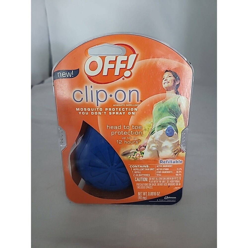 OFF! Clip-on Mosquito Repellent Fan Starter Circulating Kit new in package